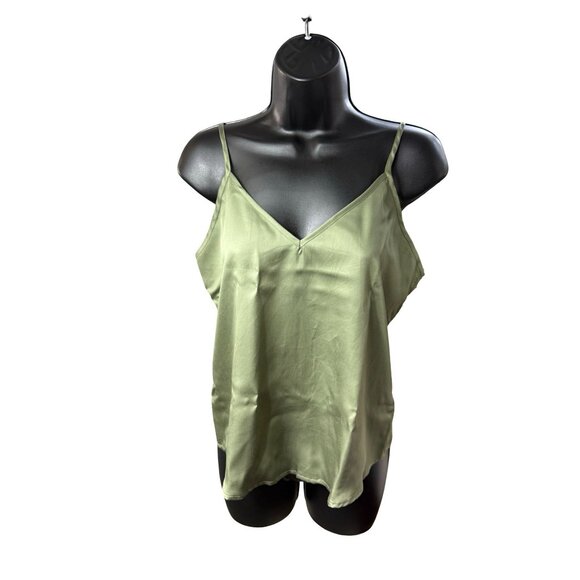 Ettitude Cami Moss Green Cooling Bamboo Adjustable Strap Size XS, L - Picture 2 of 10